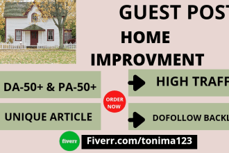 do home improvement guest post on blog site