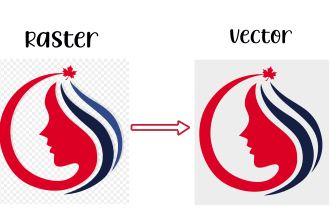 do vector, image tracing, redraw your logo in just 2 hours