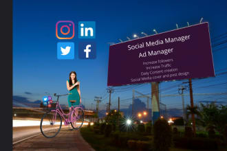 be your content creator, social media manager, funnel set up and  ad manager