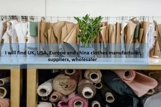 find clothing manufacturers and suppliers for your business