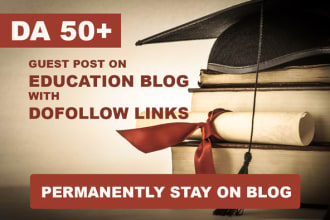 publish a guest post on education blog DR 75