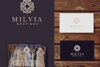 create modern professional business trendy logo