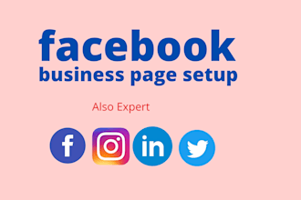 create a facebook business page with excellent design