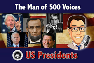 do character impressions US president voice biden clinton jfk reagan nixon