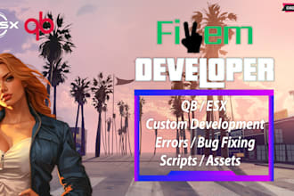 develop or fix your fivem server
