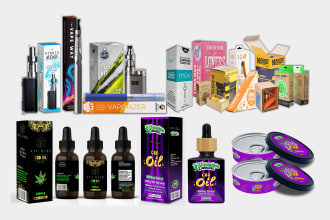 design prerool and vape pen packaging