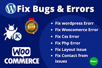 wordpress issues and woocommerce errors