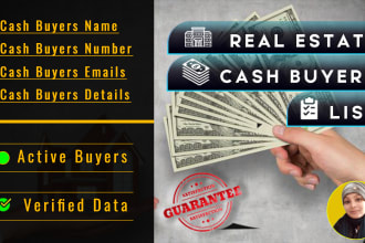 do real estate active cash buyer leads with skip tracing