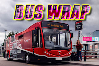 design attractive best bus wrap for you