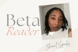 be your dedicated beta reader for your romance novel