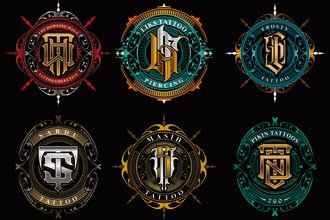 make monogram logo, lettering, calligraphy and etc