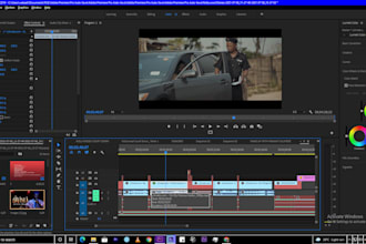 do professional video editing and post production