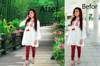 do photoshop product, editing, retouching, amazon background removal