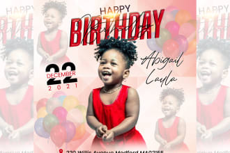 design a top notch birthday flyer