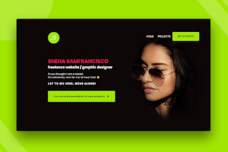 create a professional landing page design within 48hrs