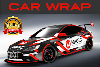 create professional car wrap design