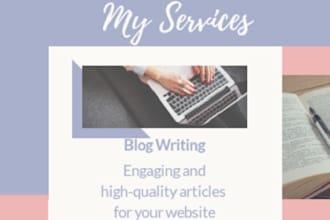 write unique, engaging and high quality articles and posts