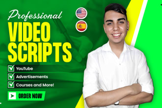 write a killer youtube video script