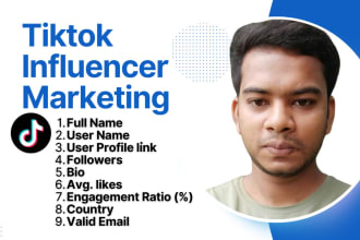 find best tiktok influencer email list with research for promotion