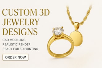 do custom hip hop jewelry 3d model