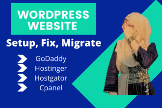 setup fix migrate wordpress on godaddy hostinger SSL cpanel