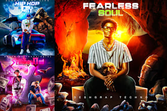 design stunning album, single, music, mixtape cover art