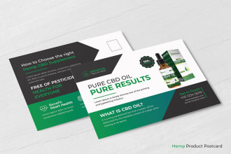 design hemp, real estate, school postcard design