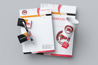 minimal elegant business card and letterhead designs
