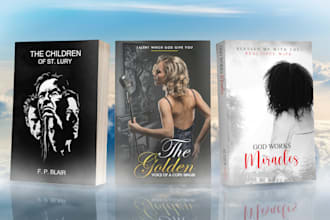 create minimalist book cover design