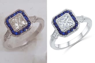 do jewelry retouching, retouch, editing, smooth, change background