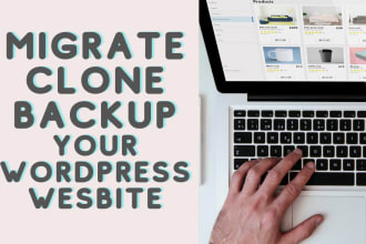 migrate, transfer, clone or backup your wordpress website or blog