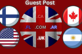 do guest post on argentina UK USA canadian and finland sites