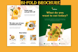 create professional digital trifold, bi fold, medical and promotional brochure