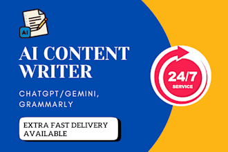 be your seo optimized ai content writer