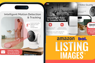design professional amazon listing images, amazon product infographics
