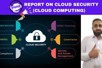 make a report on cloud computing and cybersecurity