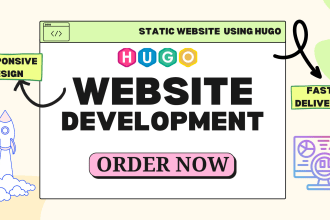 design redesign amazing fast responsive website using hugo