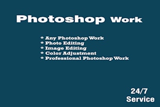 do professional photoshop job