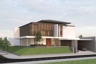 create 3d model, render interior, exterior with high quality