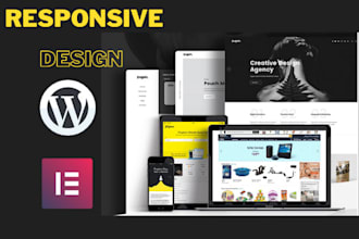 design your wordpress elementor website by elementor pro