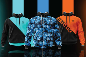 do sublimation hoodie, streetwear, tracksuits and clothing brand design