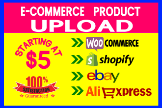 upload add products to your shopify,woocommerce,ebay,aliexpress store