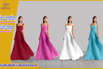 do color change, recolor, and color correction fast delivery
