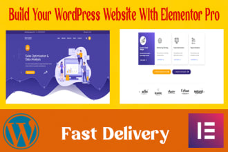 help you cloning, customize wordpress website with elementor