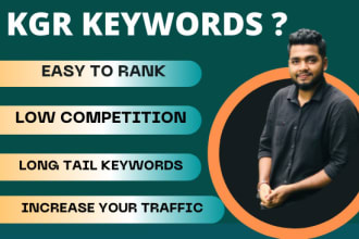 do kgr keyword research for google rank and affiliate