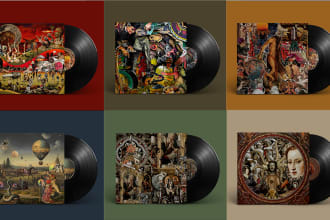 design digital collage artwork for album, single, or mixtape