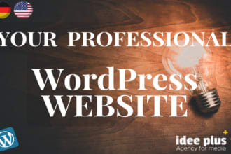 build websites in html or wordpress