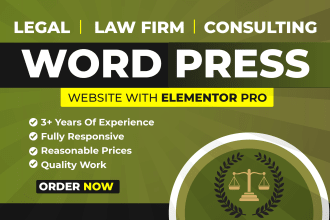 build lawyer, attorney, or law firm wordpress website design