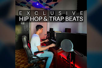 create pro quality trap or hip hop beats for you