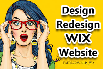 design wix or redesign a wix website design or wix online store